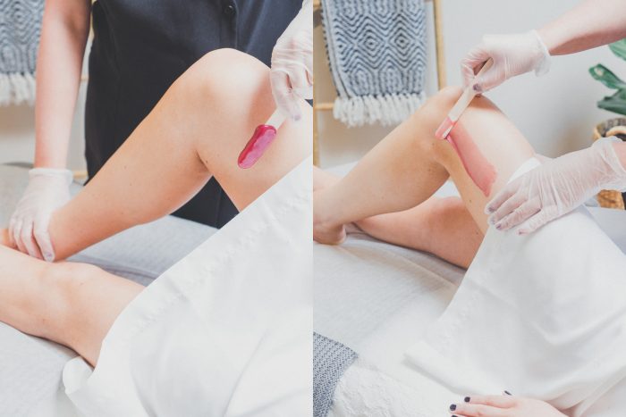 Full Leg and Female Brazilian Wax