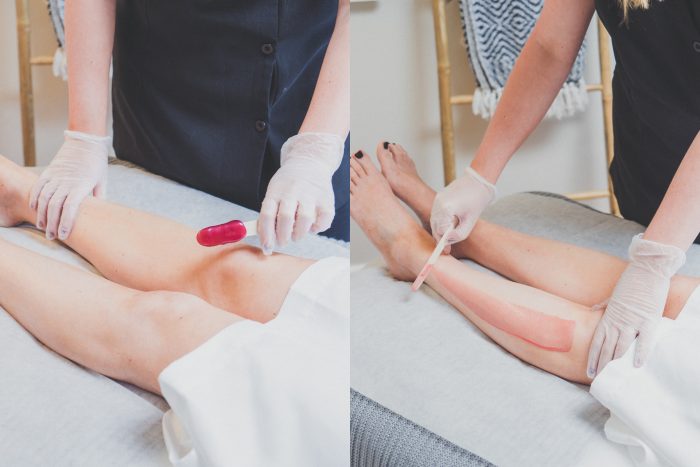 Half Leg and Female Bikini Wax