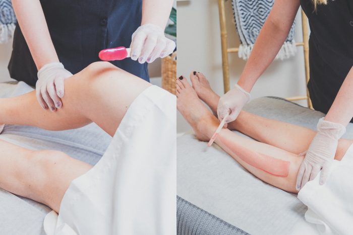 Half Leg and Female G-string Wax